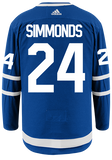 Men's Toronto Maple Leafs Wayne Simmonds adidas Blue Authentic Player Hockey Jersey