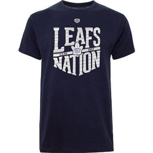 Men's Toronto Maple Leafs LEAFS NATION Playoffs T Shirt Made by Old Time Hockey - Bleacher Bum Collectibles, Toronto Blue Jays, NHL , MLB, Toronto Maple Leafs, Hat, Cap, Jersey, Hoodie, T Shirt, NFL, NBA, Toronto Raptors