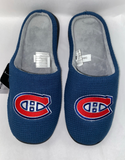 Men's Montreal Canadiens NHL Hockey Plush Logo Soft Slipper Memory Foam - Multiple Sizes