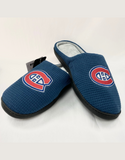 Men's Montreal Canadiens NHL Hockey Plush Logo Soft Slipper Memory Foam - Multiple Sizes
