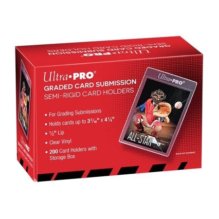Ultra Pro - Card Sleeves 200CT - Graded Card - Semi-Rigid Card Holder