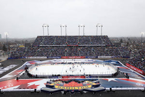Toronto Maple Leafs Buffalo Sabres Unsigned 2022 Heritage Classic 8x10 Photograph - Panoramic