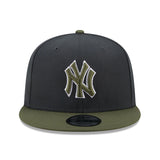 Men's New York Yankees New Era Charcoal/Green Color Pack Two-Tone 9FIFTY Snapback Hat