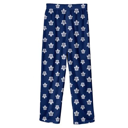 Toronto Maple Leafs Child Printed All Over Logo Navy Pyjama Pants - Multiple Sizes