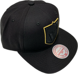 Men’s NHL Vegas Golden Knights Mitchell & Ness Gold Coin Snapback Hat – Black