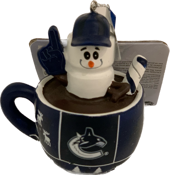 Vancouver Canucks Smores Mug Ornament NHL Hockey by Forever Collectibles