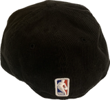 Men's Toronto Raptors New Era Black Corduroy NBA Basketball 59FIFTY Fitted Hat