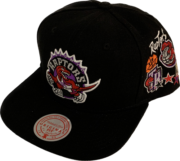 Mitchell & Ness NBA Toronto Raptors NBA Basketball Patch Overload Snapback Hat