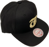 Men’s NBA Toronto Raptors FOG Collection Mitchell & Ness Snapback Hat – Black