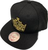 Men’s NHL Los Angeles Kings Mitchell & Ness Gold Touch Snapback Hat – Black