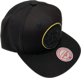 Men’s NHL Boston Bruins Mitchell & Ness Gold Coin Snapback Hat – Black