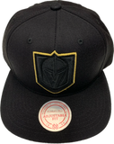 Men’s NHL Vegas Golden Knights Mitchell & Ness Gold Coin Snapback Hat – Black