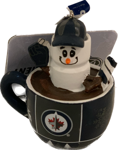 Winnipeg Jets Smores Mug Ornament NHL Hockey by Forever Collectibles