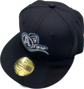 Men s Toronto Argonauts Navy Hat Retro Logo Custom New Era 59fifty