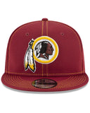 Washington Redskins Official NFL Sideline Road 9FIFTY Snapback Hat Cap New Era