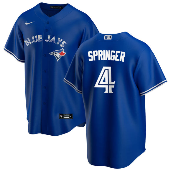 Men's Toronto Blue Jays George Springer Royal Alternate MLB Baseball Player Jersey