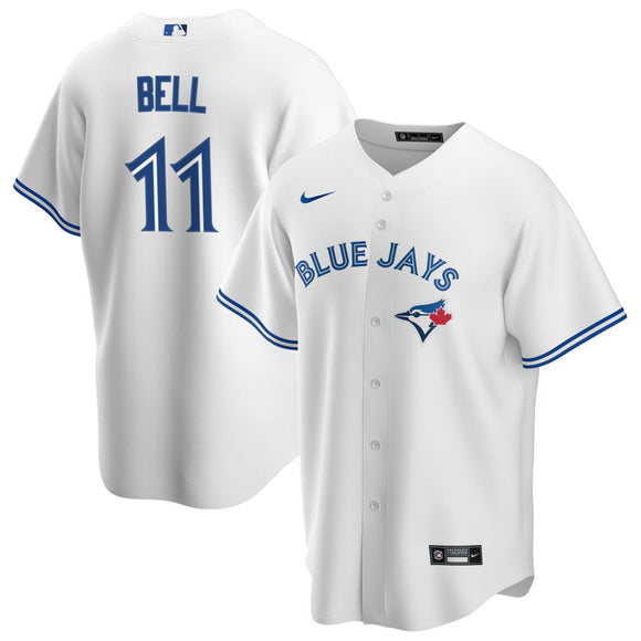 Men's Toronto Blue Jays George Bell Nike White Home Cooperstown Collection Team Jersey