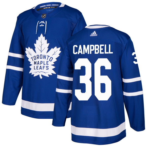 Men's Toronto Maple Leafs Jack Campbell  adidas Blue Authentic Player Hockey Jersey