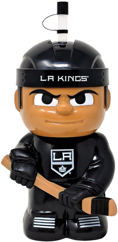 Los Angeles Kings NHL Hockey 16oz. Big Sip Water Bottle With Reuse-able Straw