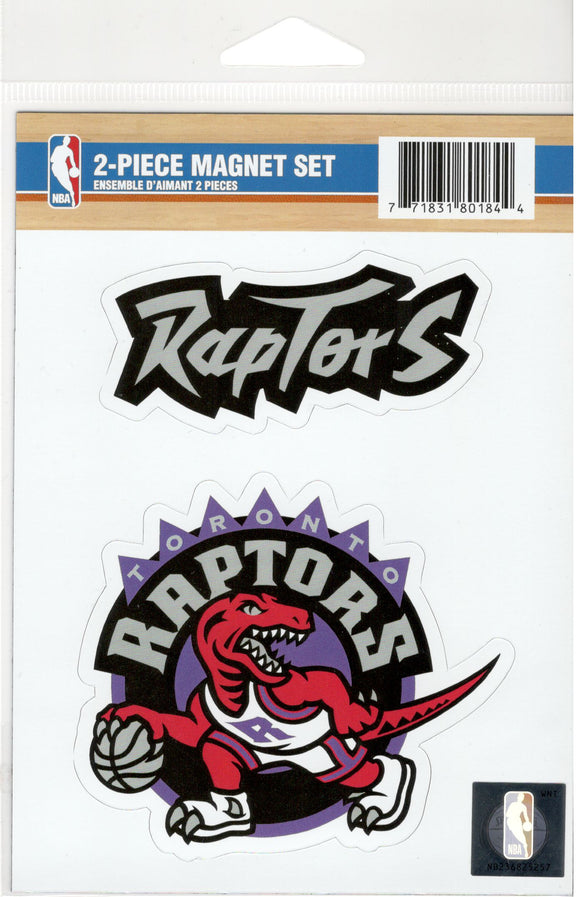 Toronto Raptors Hardwood Classic Retro Logo Basketball Collectors 2 Piece Magnet Set - Bleacher Bum Collectibles, Toronto Blue Jays, NHL , MLB, Toronto Maple Leafs, Hat, Cap, Jersey, Hoodie, T Shirt, NFL, NBA, Toronto Raptors