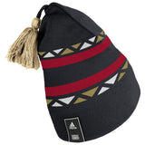 Men's Ottawa Senators adidas Black Reverse Retro 2.0 Pom Cuffed Knit Hat