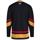 Men's Vegas Golden Knights adidas Black Reverse Retro 2.0 Authentic Blank Jersey