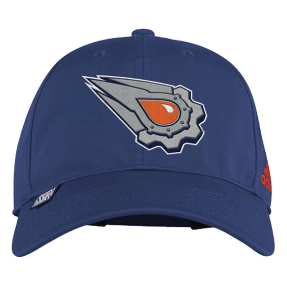 Men's Edmonton Oilers adidas Navy Reverse Retro 2.0 - Unstructured Adjustable Hat