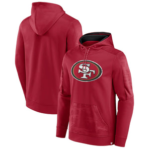 San Francisco 49ers Fanatics Branded On The Ball Pullover Hoodie - Scarlet