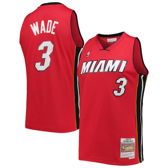 Dwayne Wade Miami Heat Mitchell & Ness 2005-06 Hardwood Classics Swingman Jersey - Red