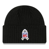 Men's Pittsburgh Steelers New Era Black 2022 Salute To Service Knit Hat