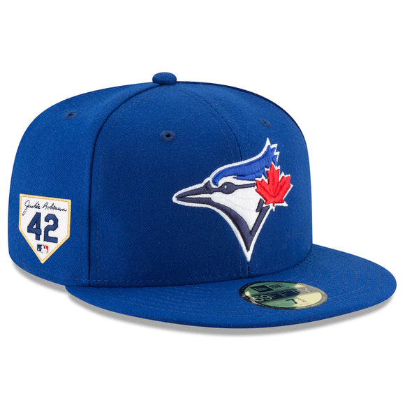 Toronto Blue Jays New Era 2023 Jackie Robinson Day - 59FIFTY Fitted Hat - Blue