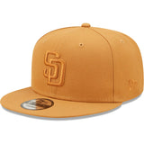 San Diego Padres MLB New Era 9Fifty Colour Pack Snapback Hat Cap - Brown