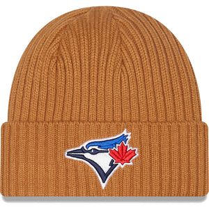 Men's New Era Light Bronze Toronto Blue Jays MLB Baseball Core Classic Knit Hat