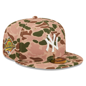New York Yankees New Era 1996 World Series Flame Undervisor 59FIFTY - Fitted Hat - Duck Camo