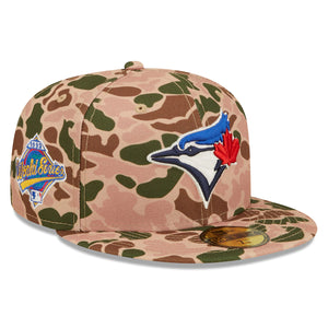 Toronto Blue Jays New Era 1993 World Series Flame Undervisor 59FIFTY - Fitted Hat - Duck Camo