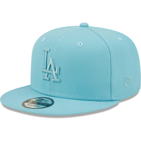 Men's Los Angeles Dodgers MLB New Era 9Fifty Colour Pack Snapback Hat Cap - Light Blue