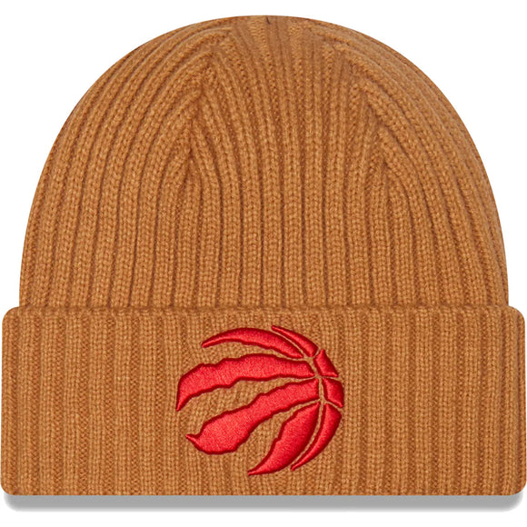 Men's New Era Light Bronze Toronto Raptors NBA Basketball Core Classic Knit Hat