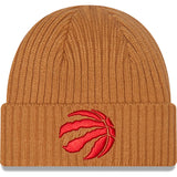 Men's New Era Light Bronze Toronto Raptors NBA Basketball Core Classic Knit Hat