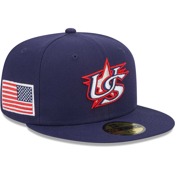 Men's USA Baseball New Era Navy 2023 World Baseball Classic 59FIFTY Fitted Hat