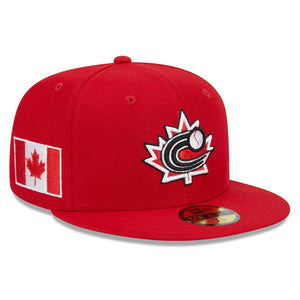Canada Baseball New Era 2023 World Baseball Classic 59FIFTY Fitted Hat - Red