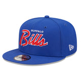 Men’s NFL Buffalo Bills New Era Script 9FIFTY Snapback Hat – Royal