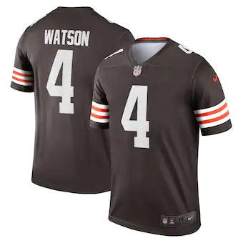 Men's Cleveland Browns Dehaun Watson Nike Brown Vapor Limited Jersey