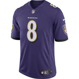 Men's Baltimore Ravens Lamar Jackson Nike Purple Speed Machine Limited Jersey