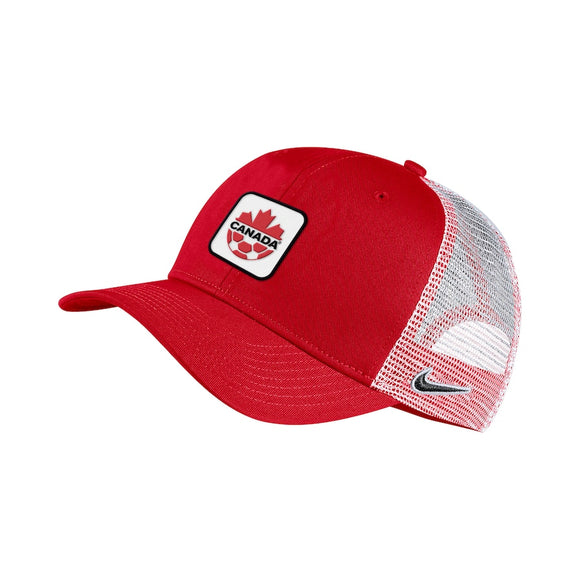 Men's Team Canada Soccer Nike Classic99 Trucker Snapback Hat- Red