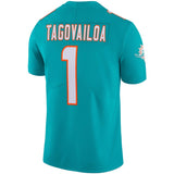 Men's Nike Tua Tagovailoa Aqua Miami Dolphins Vapor Untouchable - Limited Player Jersey