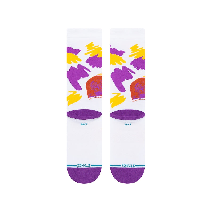 Men's Los Angeles Lakers Stance Player Paint Lebron James Crew