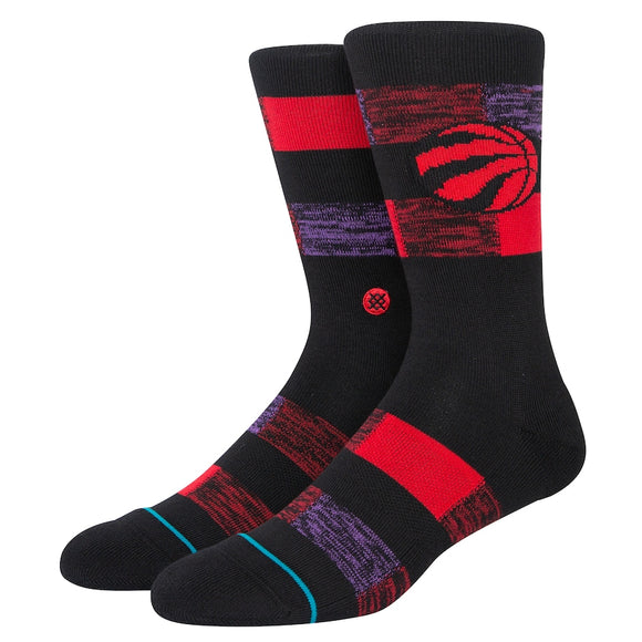 Men's Toronto Raptors NBA Basketball Stance Cryptic Crew Socks - Size Large