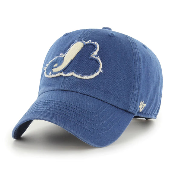 Men’s MLB Montreal Expos ’47 Brand Chasm Blazer Clean Up – Adjustable Hat