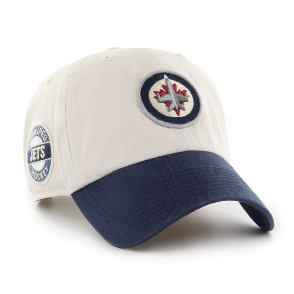 Men's Winnipeg Jets Sidestep Clean up Adjustable Hat Cap One Size Fits Most