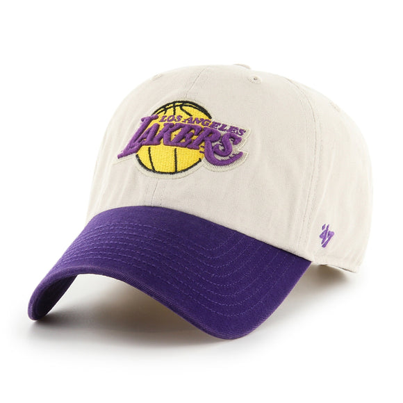 Men's Los Angeles Lakers Sidestep Clean up Adjustable Hat Cap One Size Fits Most
